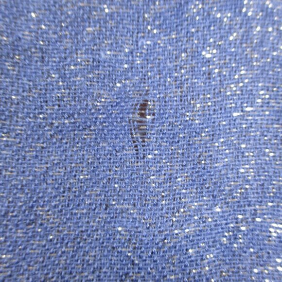 BLUE Infinite Sign Embroidery Scarf - Picture 7 of 9